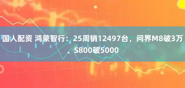 国人配资 鸿蒙智行：25周销12497台，问界M8破3万、S800破5000